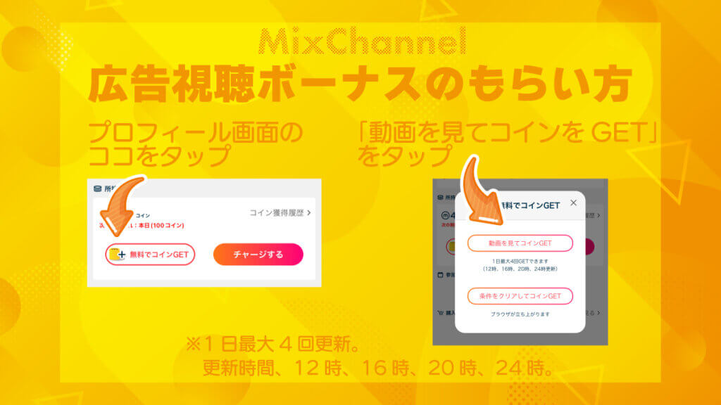 広告視聴ボーナスのもらい方